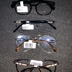 Burberry clear lenses